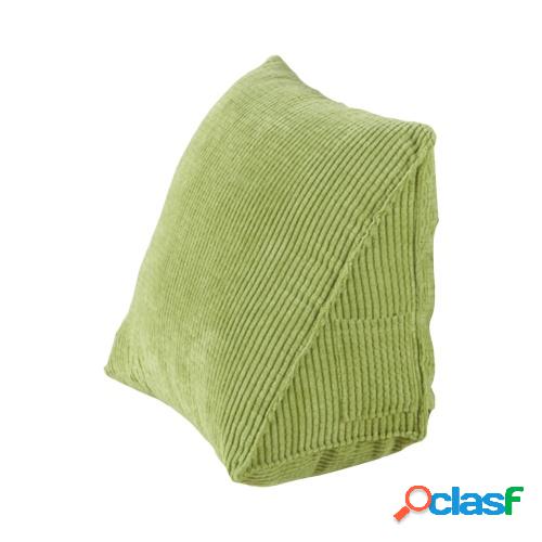 Almohada triangular Cómoda almohada de lectura con bolsillo