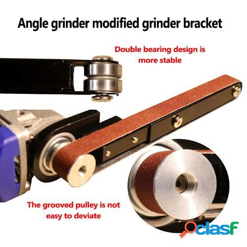 Amoladora angular Máquina de cinta de arena modificada