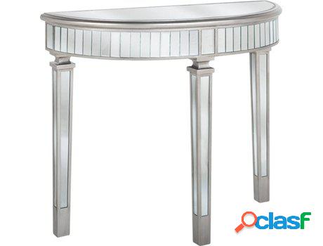 Aparador Toulouse (Plateado - Cristal -35x90x80 cm)