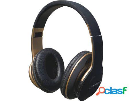Auriculares Bluetooth ESPERANZA EH220 (Over Ear - Negro)