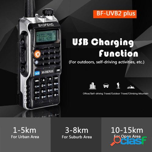 BAOFENG BF-UVB2 Plus Transceptor FM Pantalla LCD de doble