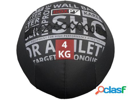 Balón Medicinal BOXPT (Negro - 4kg - PVC)