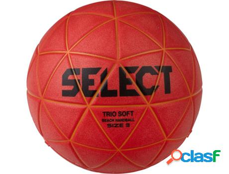 Balón SELECT Beach Handball 2021 (Rojo - Goma - Talla: 3)