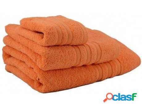 Baño HOGAR Y MÁS Toalla De Ducha De Algodón Naranja (70 x