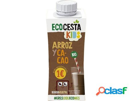 Bebida Vegetal Mini de Arroz con Cacao Bio ECOCESTA (250 ml)