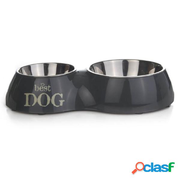 Beeztees Cuenco doble para perros Best Dog 510 ml 31x17.5 cm