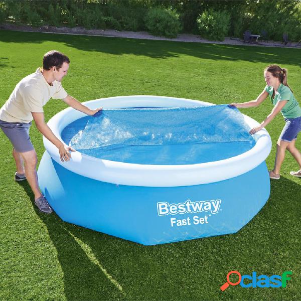 Bestway Cubierta solar para piscina Flowclear 305 cm