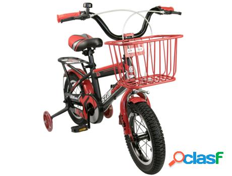 Bicicleta Eléctrica AIREL rojo y negro (5 - 7 años)