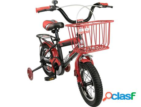 Bicicleta Eléctrica AIREL rojo y negro (7 - 9 años)