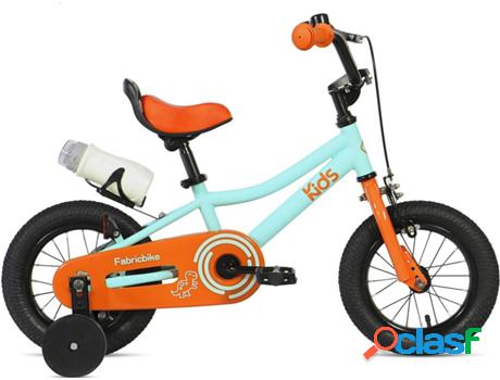 Bicicleta FABRICBIKE Aqua & Orange 12" (Edad Minima: 2