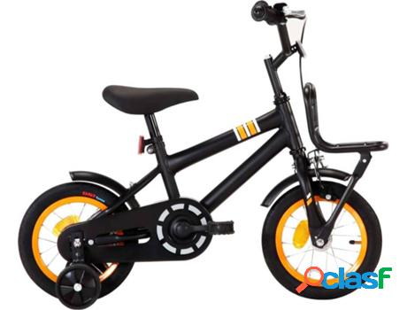 Bicicleta Infantil VIDAXL Con plataforma frontal Naranja