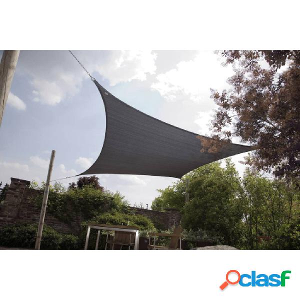 Bo-Camp Toldo de tela cuadrado antracita 3,6x3,6 m 4471442