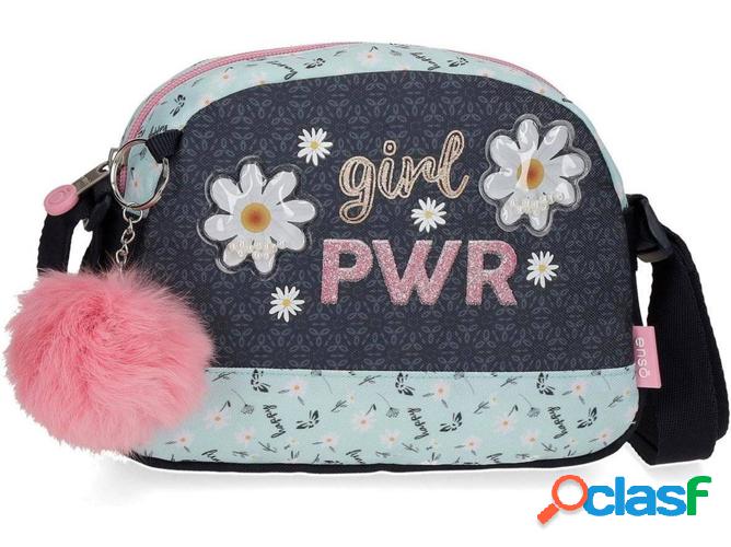 Bolsa ENSO Girl Power Azul (20,5x16,5x6cm)