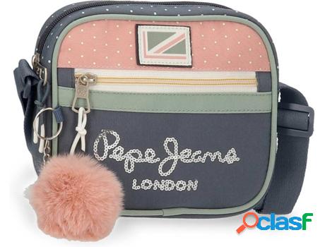 Bolsa de Hombro PEPE JEANS Laila Poliéster Mujer (Azul)