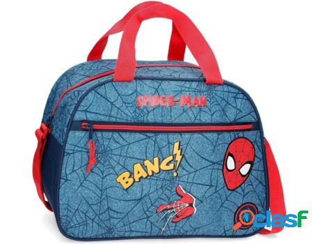 Bolsa de Viaje MARVEL Spiderman Denim Multicolor (40x28x22