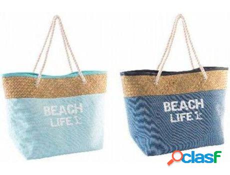 Bolsos HOGAR Y MÁS Fibra Natural Para Playa (56x19x36cm)