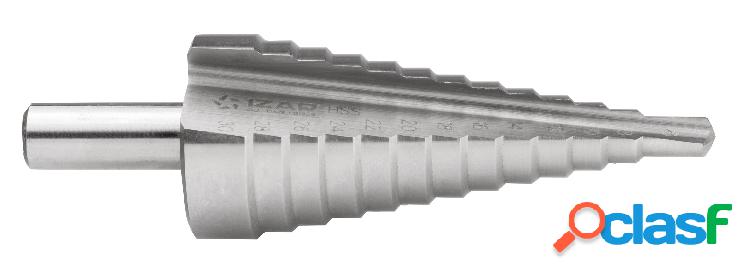 Broca Hss Escalonada 1602 Izar 10 Pasos De 9 A 36 Mm