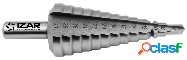 Broca Hss Escalonada 1602 Izar 9 Pasos De 4 A 20 Mm
