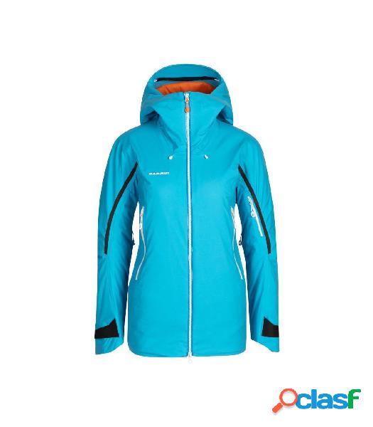 CHAQUETA MAMMUT CON CAPUCHA NORDWAND THERMO HS MUJER AZUL S