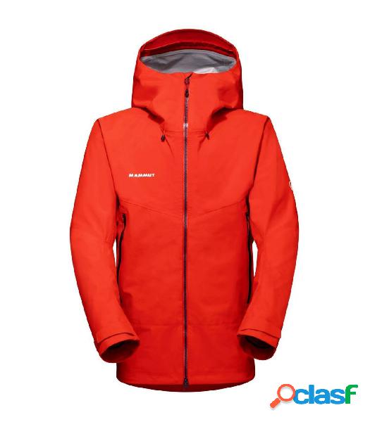 CHAQUETA MAMMUT CRATER HS HOODED HOMBRE HOT RED XL