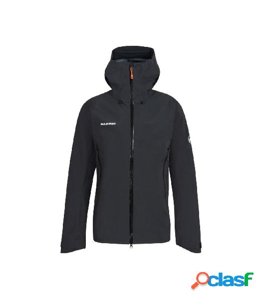 CHAQUETA MAMMUT CRATER PRO HS HOODED HOMBRE NEGRO S