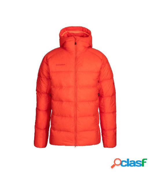 CHAQUETA PLUMA MAMMUT CON CAPUCHA MERON IN HOMBRE ROJO L