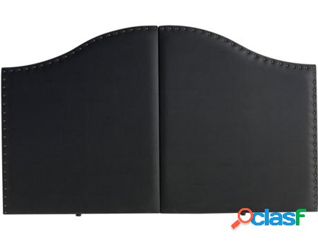 Cabecero de Cama MARCKONFORT Lyon (Negro - 160 x 90 x 5 cm)