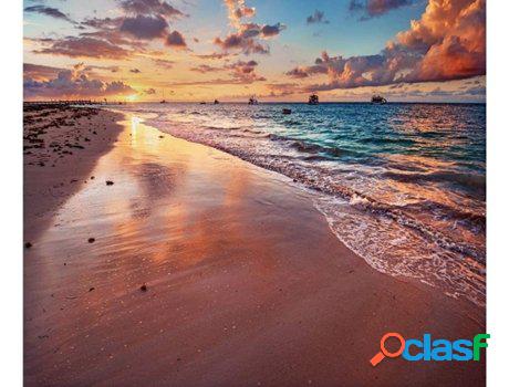 Cabecero de Cama OEDIM Puesta de Sol en la Playa (Multicolor