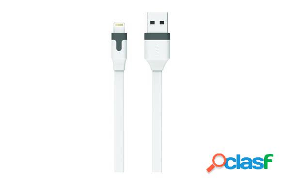 Cable Cargador Usb-Lightning Apple Mfi 2,4A 1M Blanco