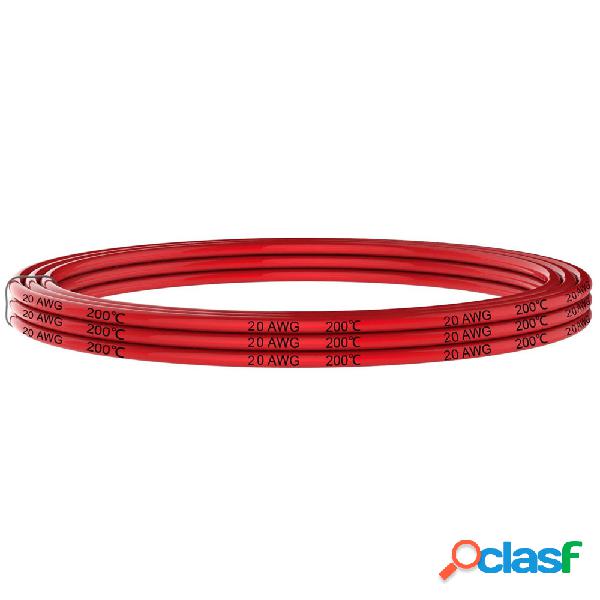 Cable anticalórico silicona 1x075mm 1m rojo