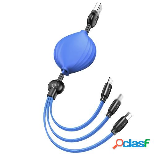 Cable de carga multi USB Cable de cargador rápido