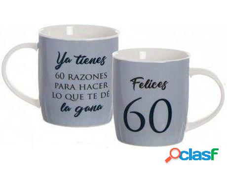 Café HOGAR Y MÁS Cumpleaño Azúl (8.3 cm- porcelana)