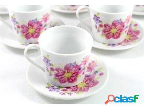 Café HOGAR Y MÁS Juego De Vintage Elegante De Porcelana