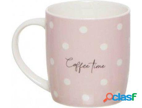Café HOGAR Y MÁS Mug Coffee Time (8,3 x 8,3 cm- cerámica)