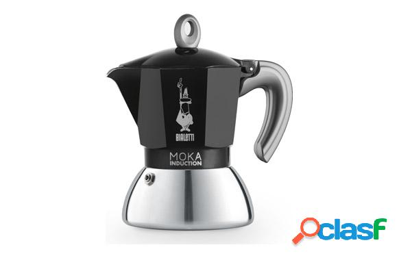 Cafetera Moka Induction Aluminio/Inox Bialetti 2 TAZAS NEGRA