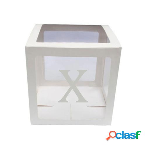 Caja de almacenamiento transparente Fiesta sorpresa