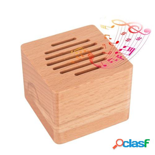 Caja de música de madera Cubo minimalista Caja musical