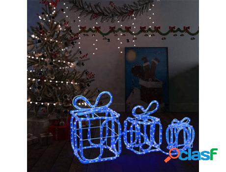 Cajas de Regalo Navidad VIDAXL 180 luces LED