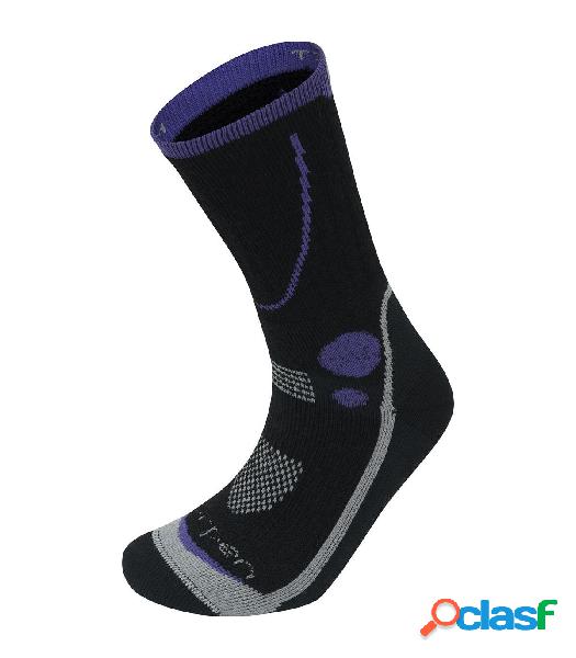 Calcetines Lorpen T3 Midweight Hiker Mujer Black Purple 42