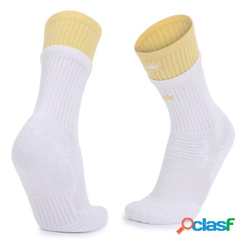 Calcetines deportivos unisex con puño acanalado doble que