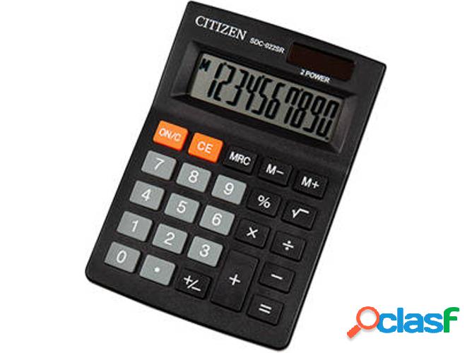 Calculadora Básica CITIZEN SDC 022SR Negro (10 dígitos)