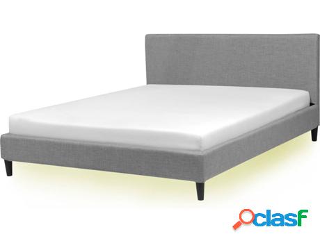 Cama Fitou (Gris - Poliéster -214x170x87 cm)