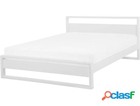 Cama Giulia II (Blanco - Madera de Pino -213x165x93 cm)