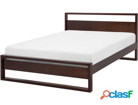 Cama Giulia (Marrón - Madera de Pino -213x145x93 cm)