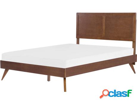 Cama Istres (Marrón - Madera -205x169x149 cm)