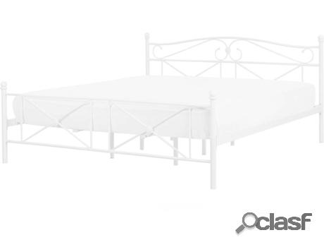 Cama Rodez (Blanco - Metal -208x186x92 cm)