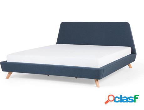 Cama Vienne (Azul - Poliéster -220x200x103 cm)