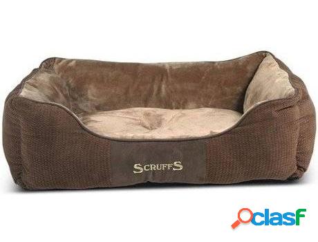 Cama para Perros SCRUFFS Chester (Marrón - 75x60cm - Ante