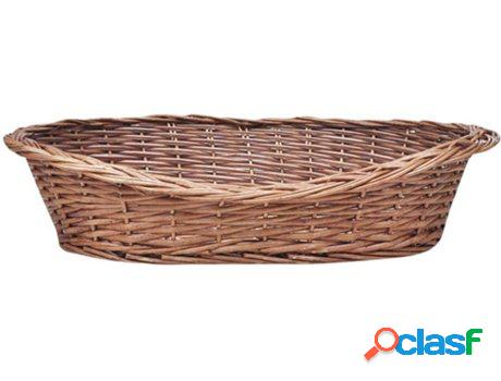 Cama para Perros VIDAXL Sauce (Marrón - 70cm)