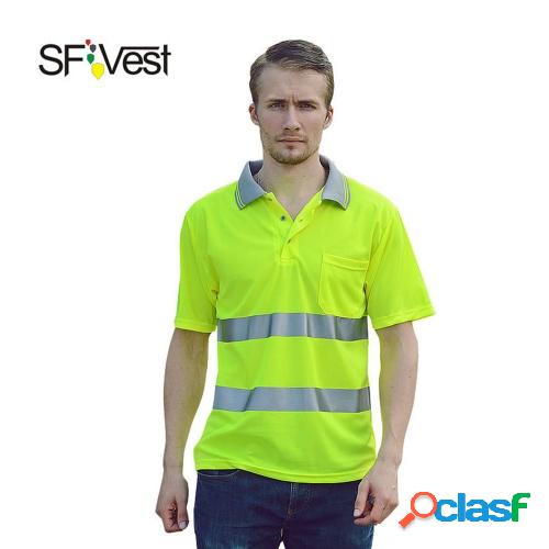 Camisa reflectante de seguridad SFVest Camiseta de bolsillo